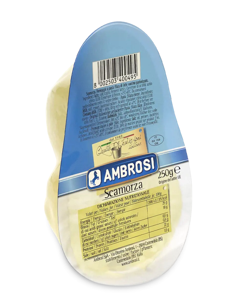 Suitsutatud scamorza juust, AMBROSI, 250 g