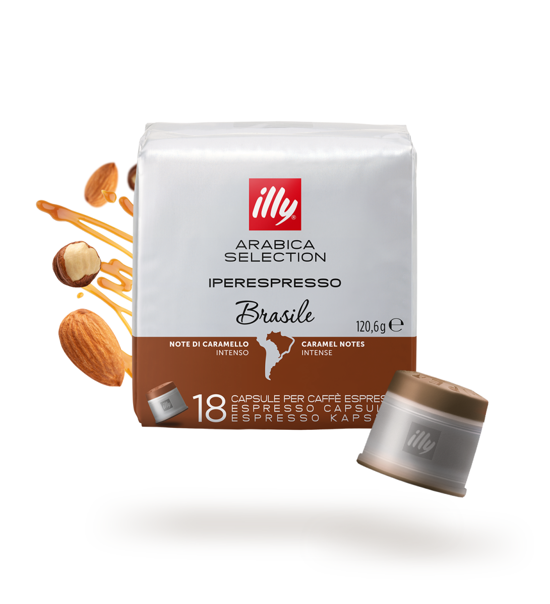 Arabica Selection espressokapslid Brasiilia (Brazil), ILLY, 18tk