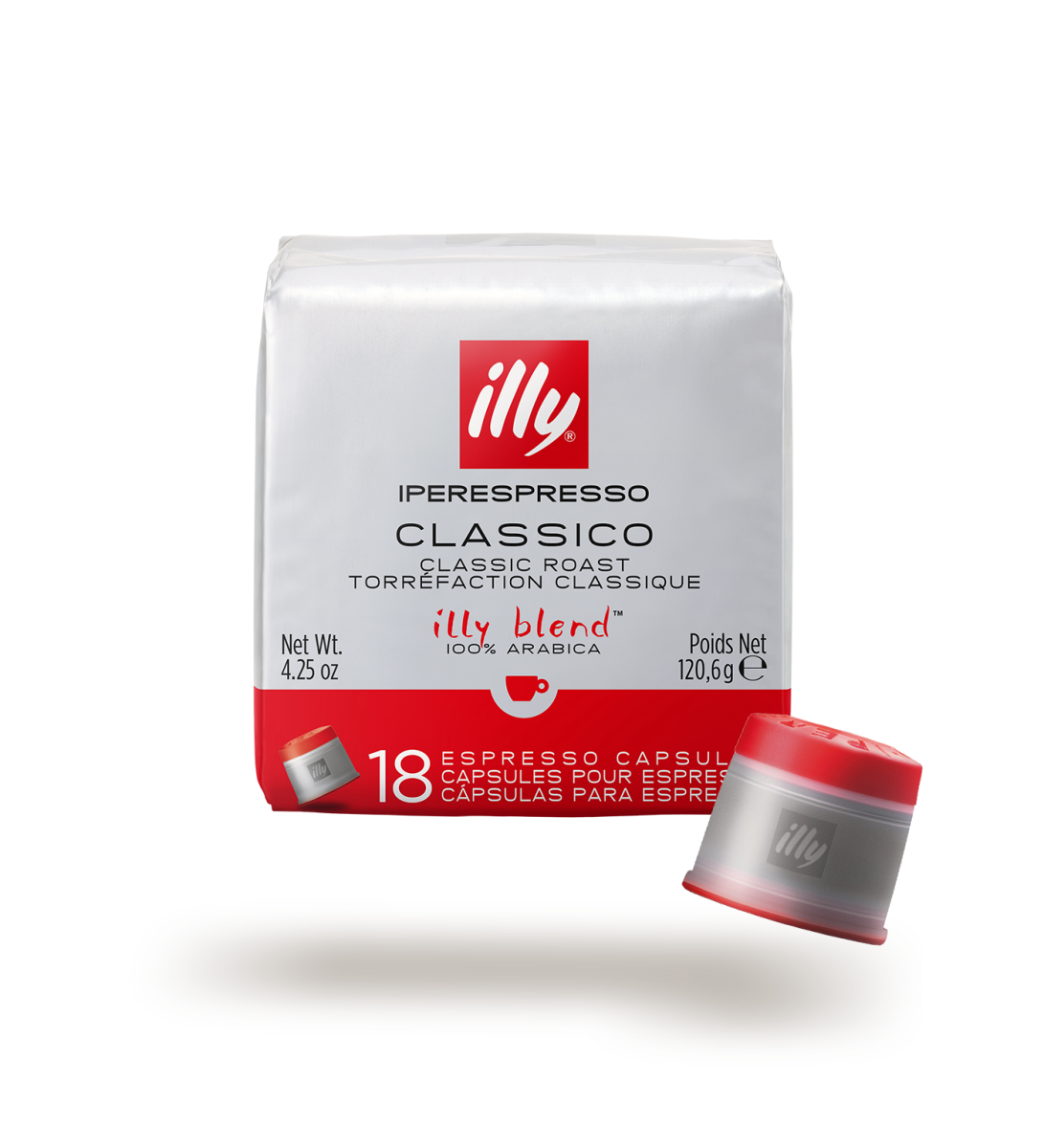 Espresso kohvikapslid keskmine röst, ILLY, 18 tk