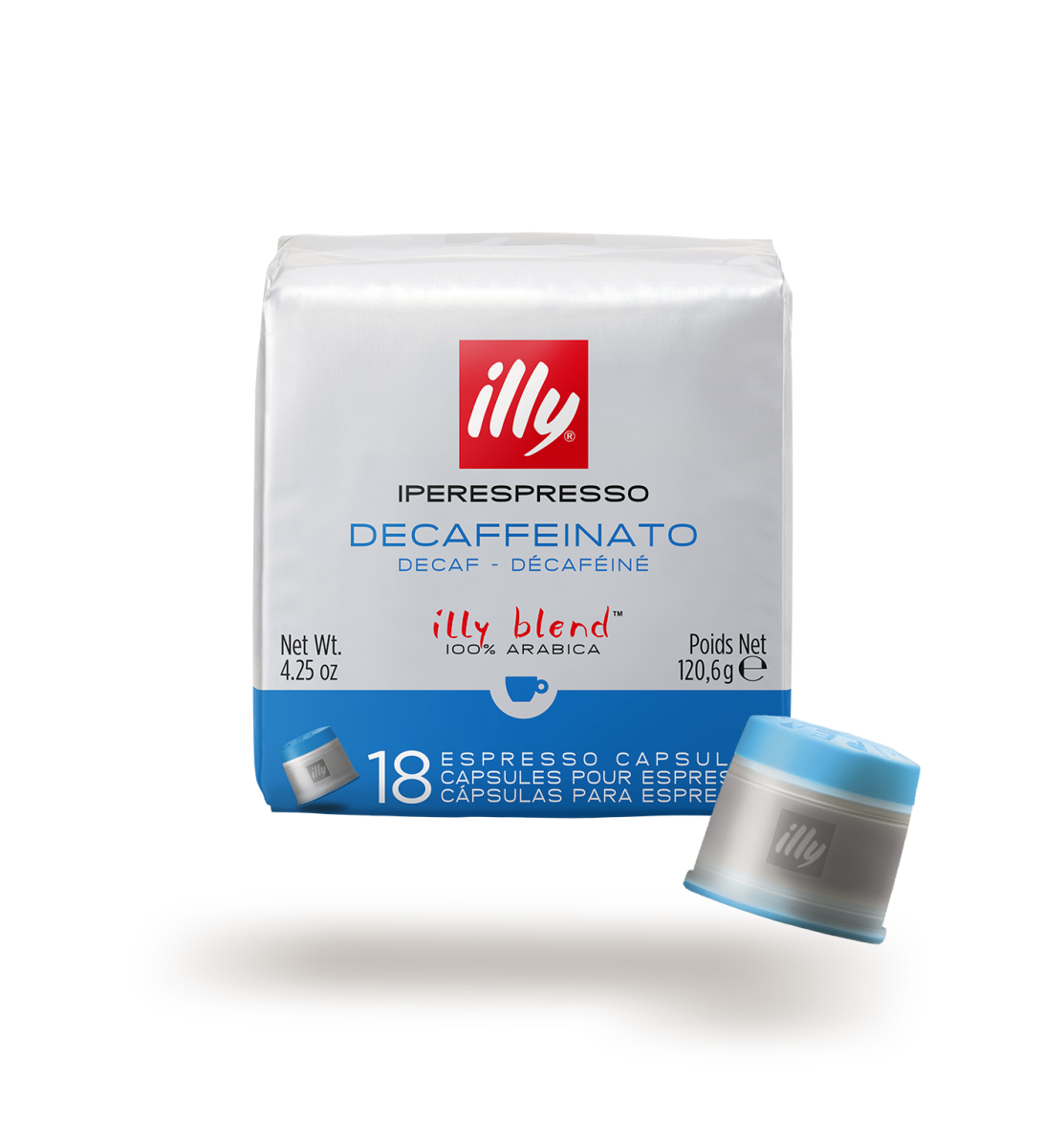 Espresso kofeiinivabad kohvikapslid, ILLY, 18 tk