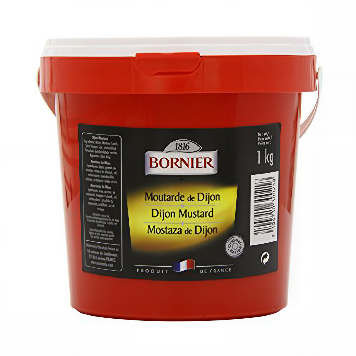 Dijoni sinep klassikaline, BORNIER, 1 kg