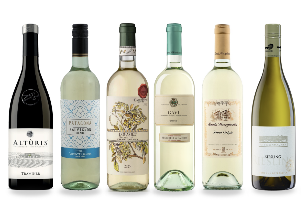 "The Best of White Wines" Wine Set, DA VINCI FOOD