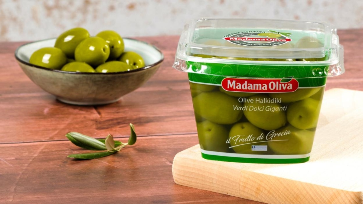 Suured rohelised oliivid kiviga Giganti, MADAMA OLIVA, 480/250 g