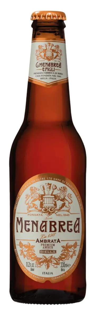 Õlu Birra Menabrea Amber, 5%, BIRRA MENABREA, 33 cl