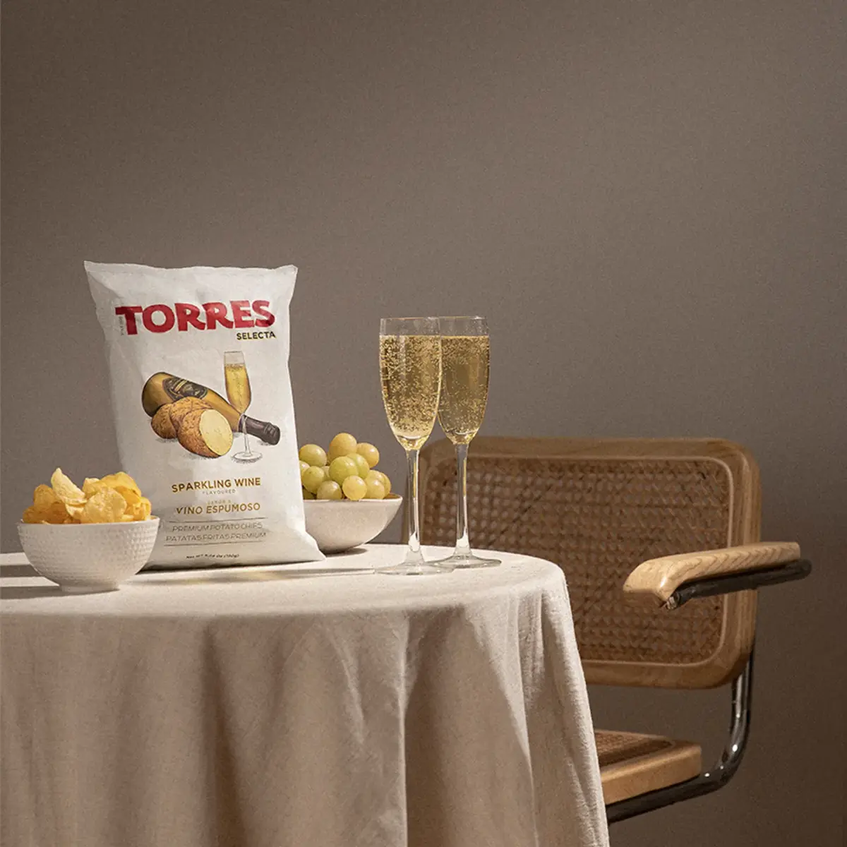 Kartulikrõpsud vahuveini maitsega, TORRES, 150 g