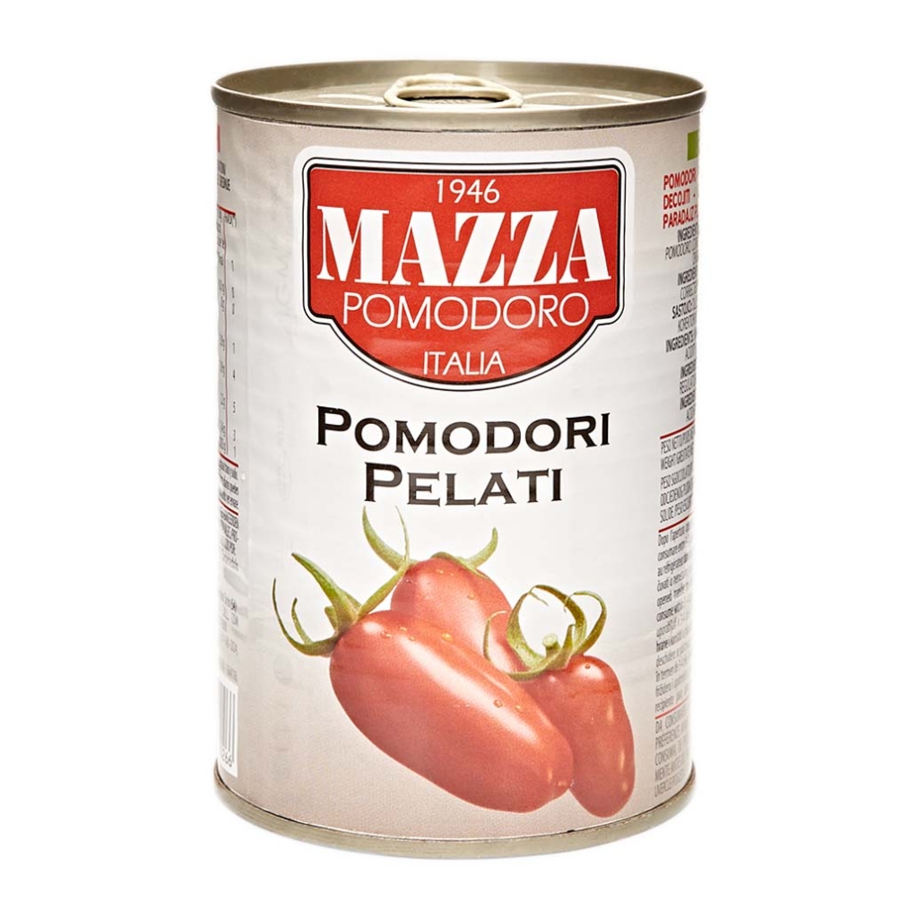Kooritud tomatid, MAZZA ALIMENTARI, 400 g