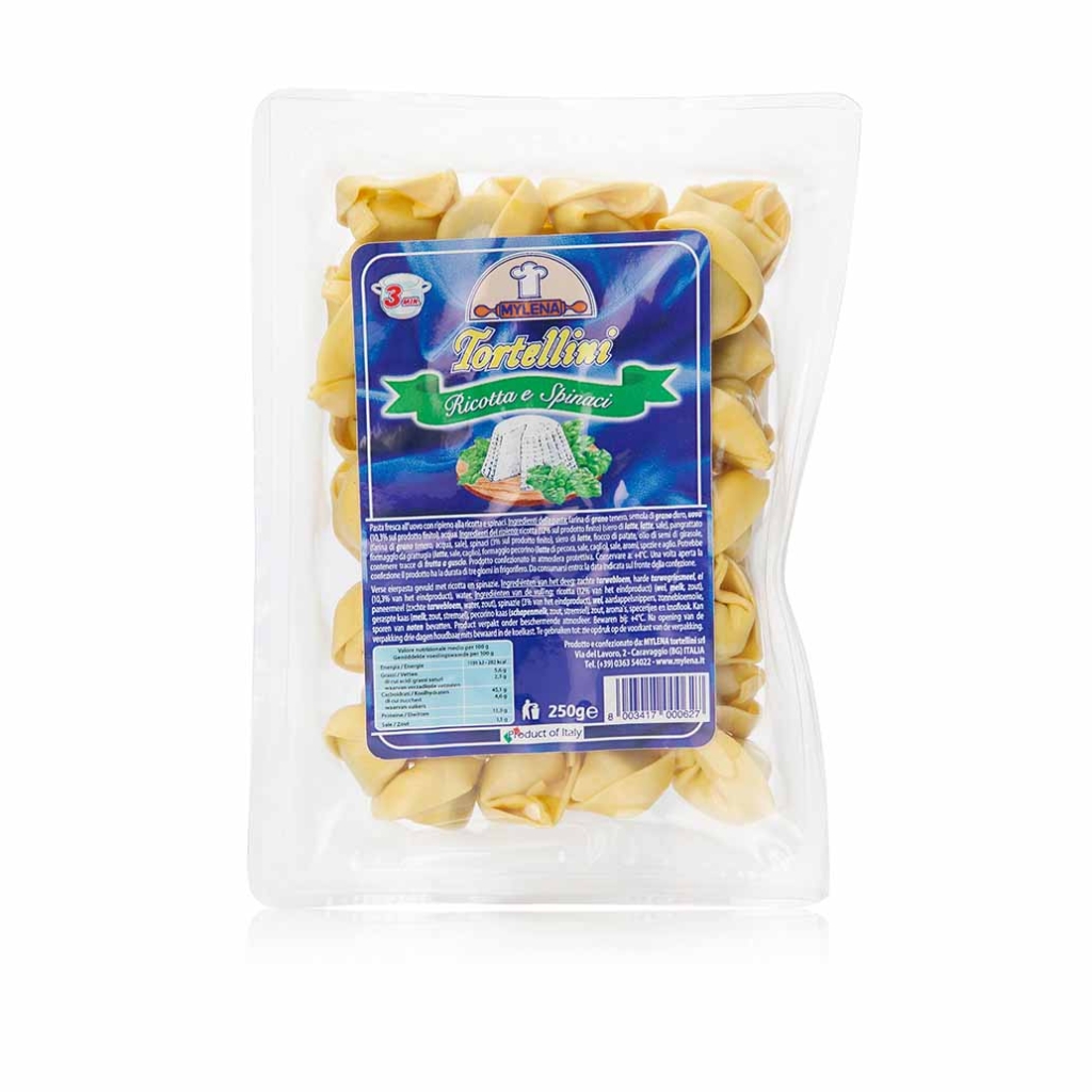 Värske pasta Ricotta juustu ja spinatiga Tortellini, MYLENA, 250 g