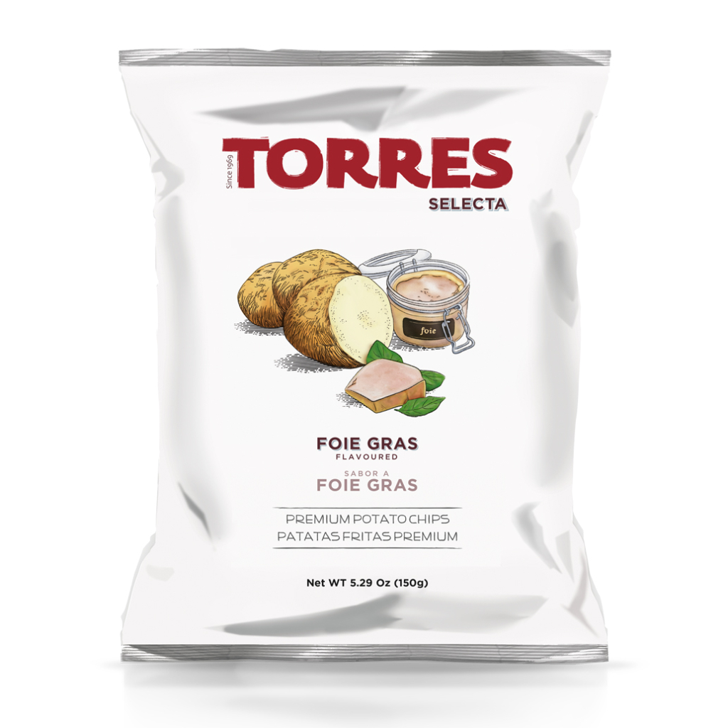 Kartulikrõpsud hanemaksa (Foie Gras) maitsega, TORRES, 150 g