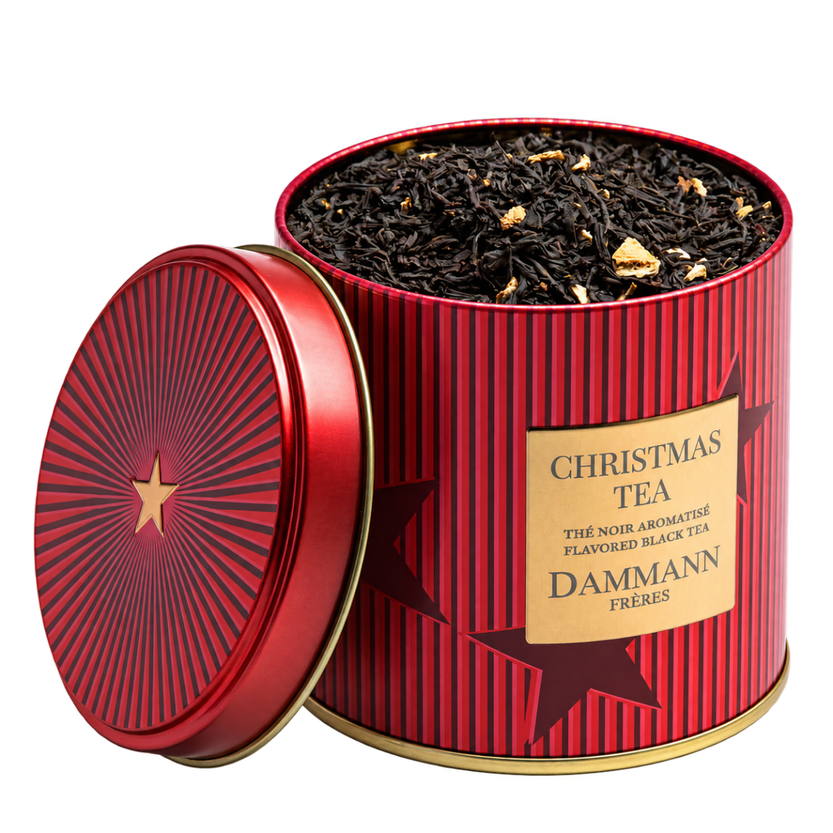 Must tee „Christmas Tea” punases teepurgis, DAMMANN FRÈRES, 100g. BB:08.2026