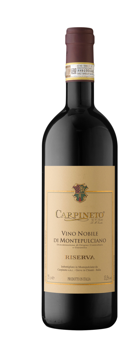 Punane vein Vino Nobile di Montepulciano Riserva DOCG 2018, 13,5%,  R24/185339/69 25.01.2024, CARPINETO, 75 cl