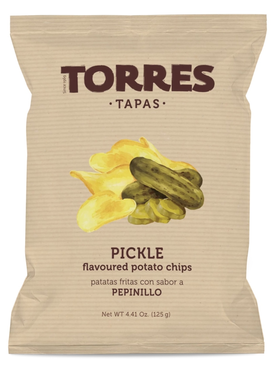 Kartulikrõpsud hapukurgi maitsega, TORRES, 125 g