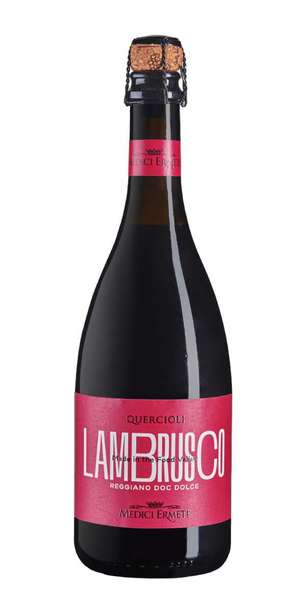 Lambrusco Quercioli Reggiano Dolce DOC, 8,5%, 75cl, MEDICI ERMETE, R24/188898/74 30.05.2024