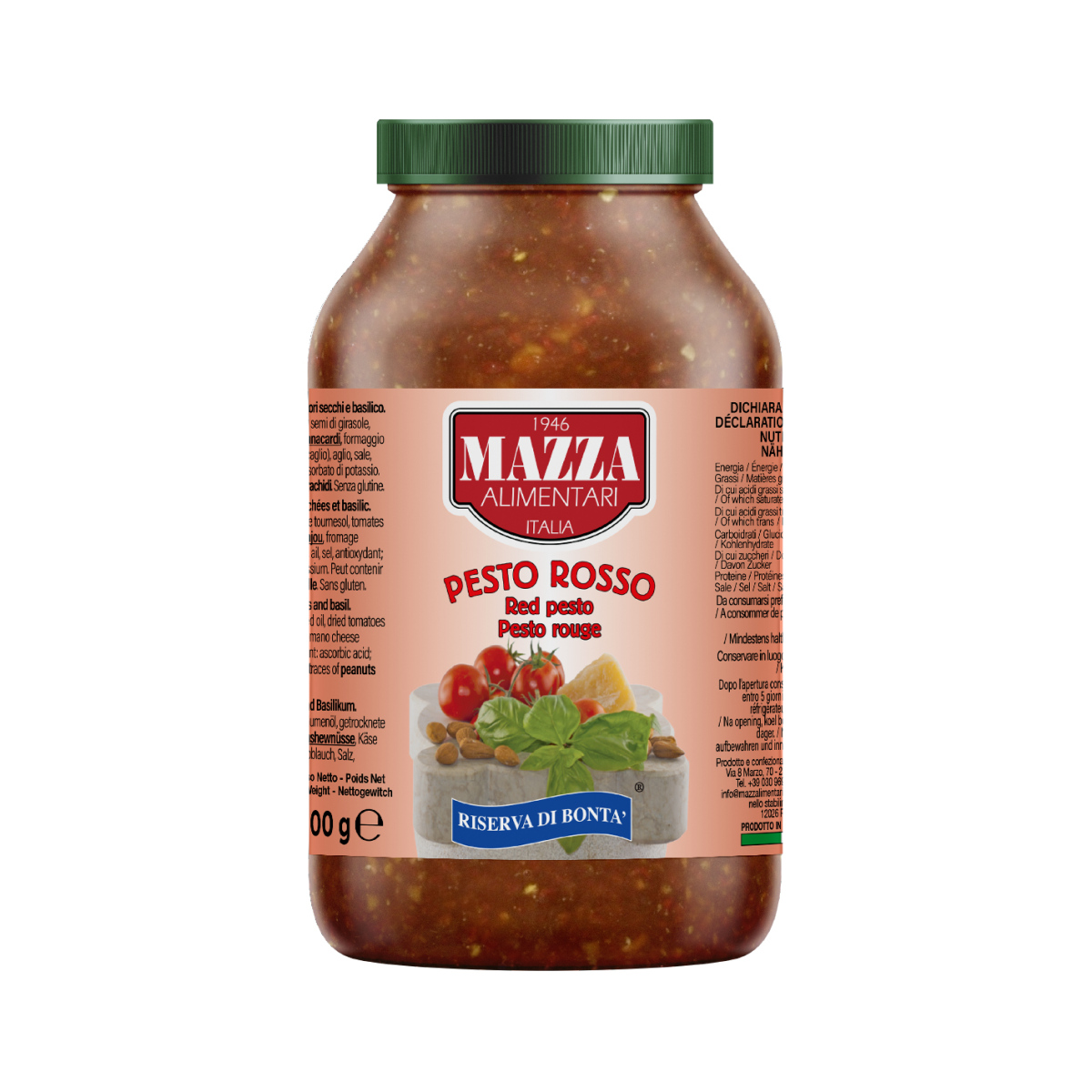 Punase pesto kaste, MAZZA ALIMENTARI, 900g