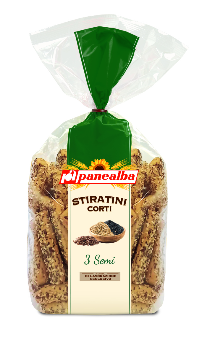 Stiratini lühikesed pulgakesed seemnetega, PANEALBA, 200 g