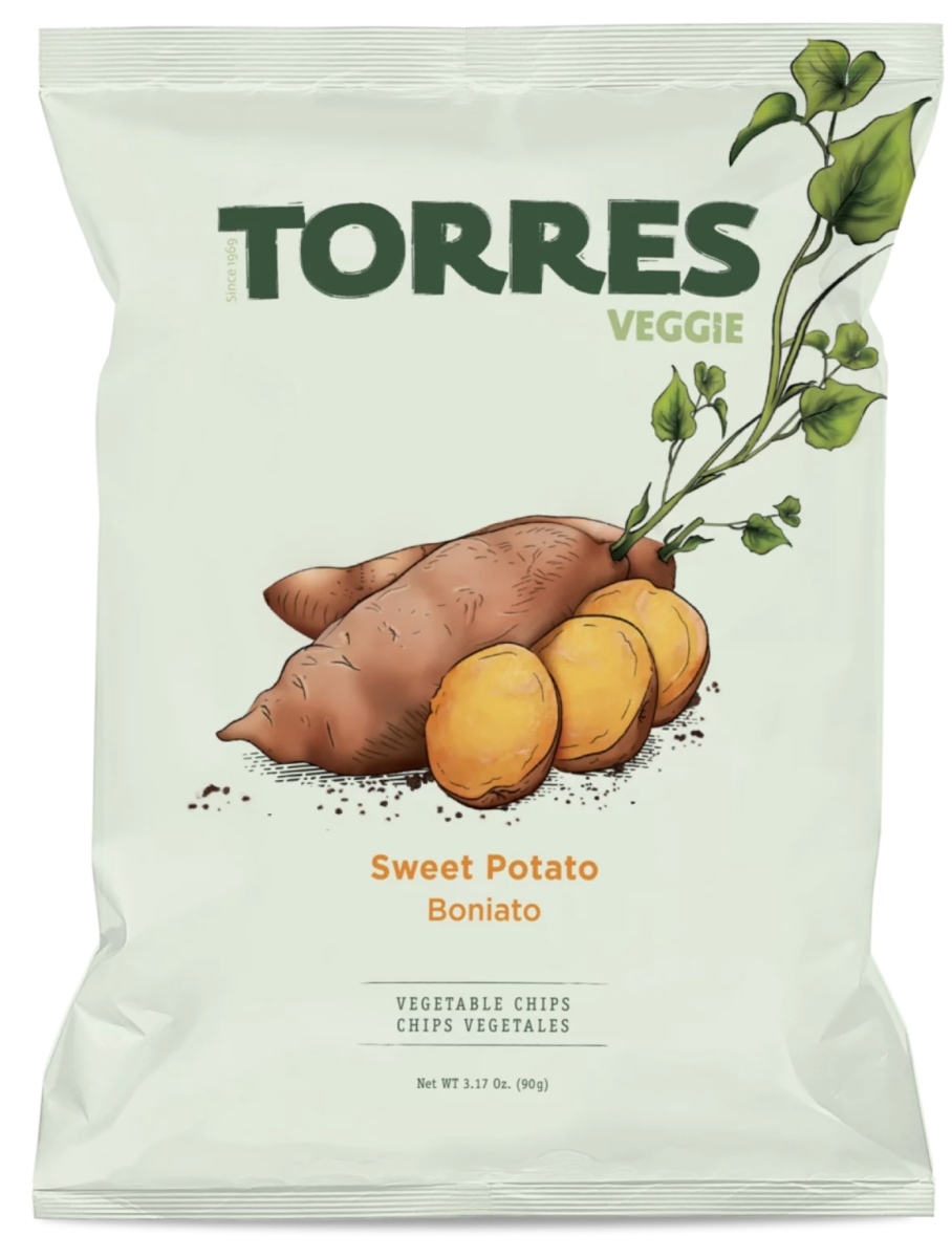 Köögiviljakrõpsud bataadiga, TORRES, 90 g