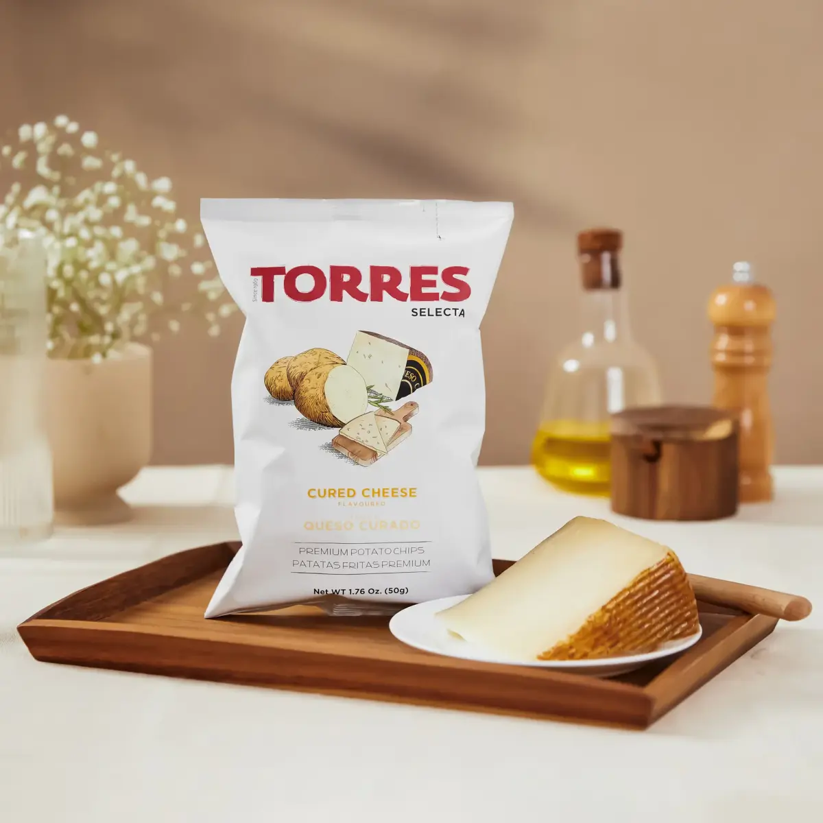 Kartulikrõpsud laagerdunud juustuga, TORRES, 150 g