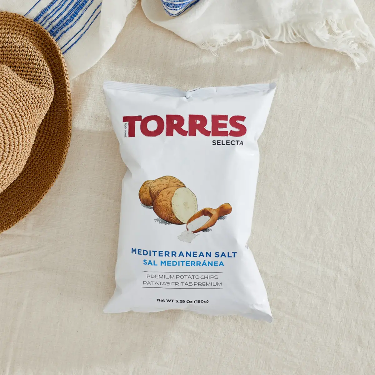 Kartulikrõpsud Vahemere soolaga, TORRES, 150 g