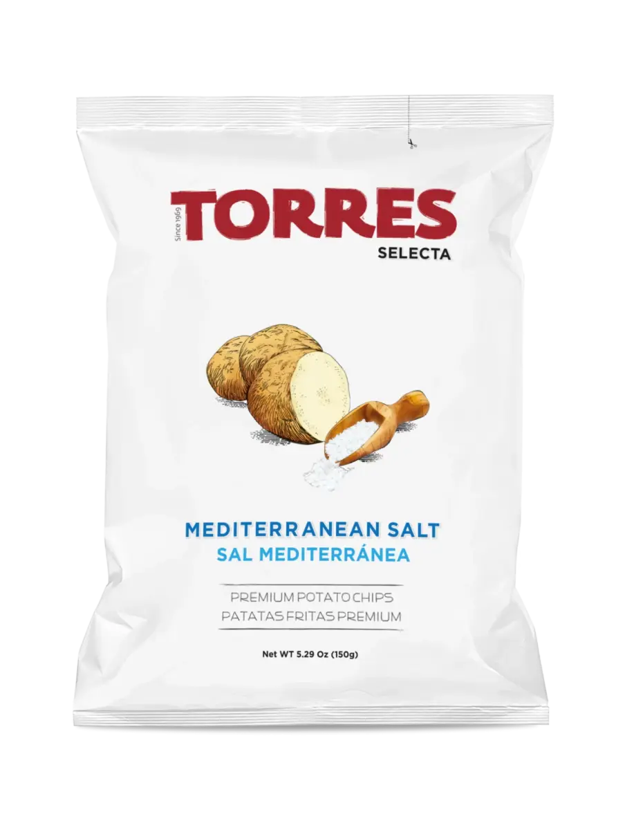 Kartulikrõpsud Vahemere soolaga, TORRES, 150 g