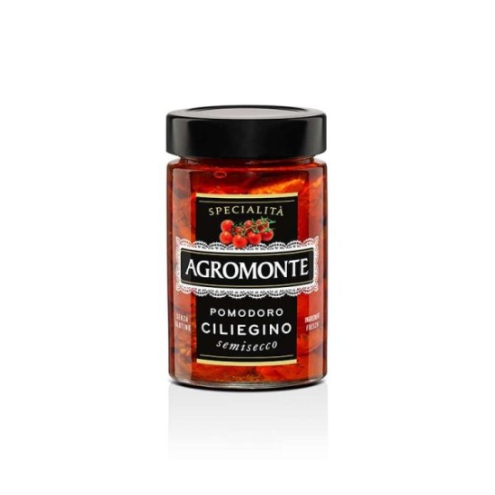 Poolkuivatatud kirsstomatid päevalilleõlis, AGROMONTE, 200g