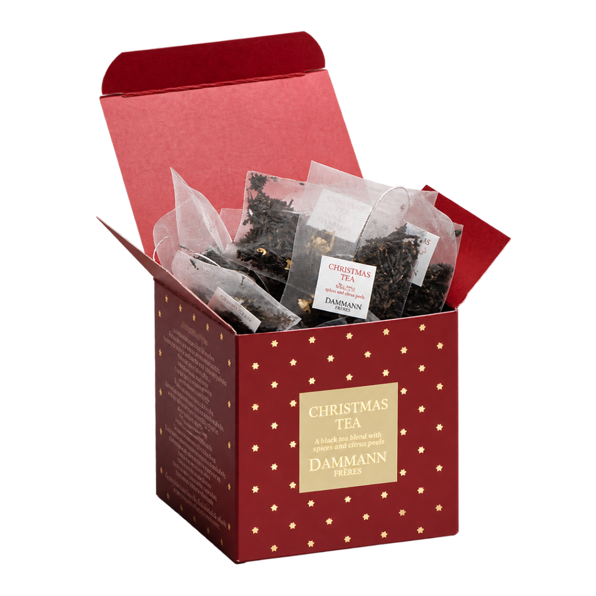 Maitsestatud must tee „Christmas Tea” – 25 teepakki, DAMMANN FRÈRES, BB: 06.2026
