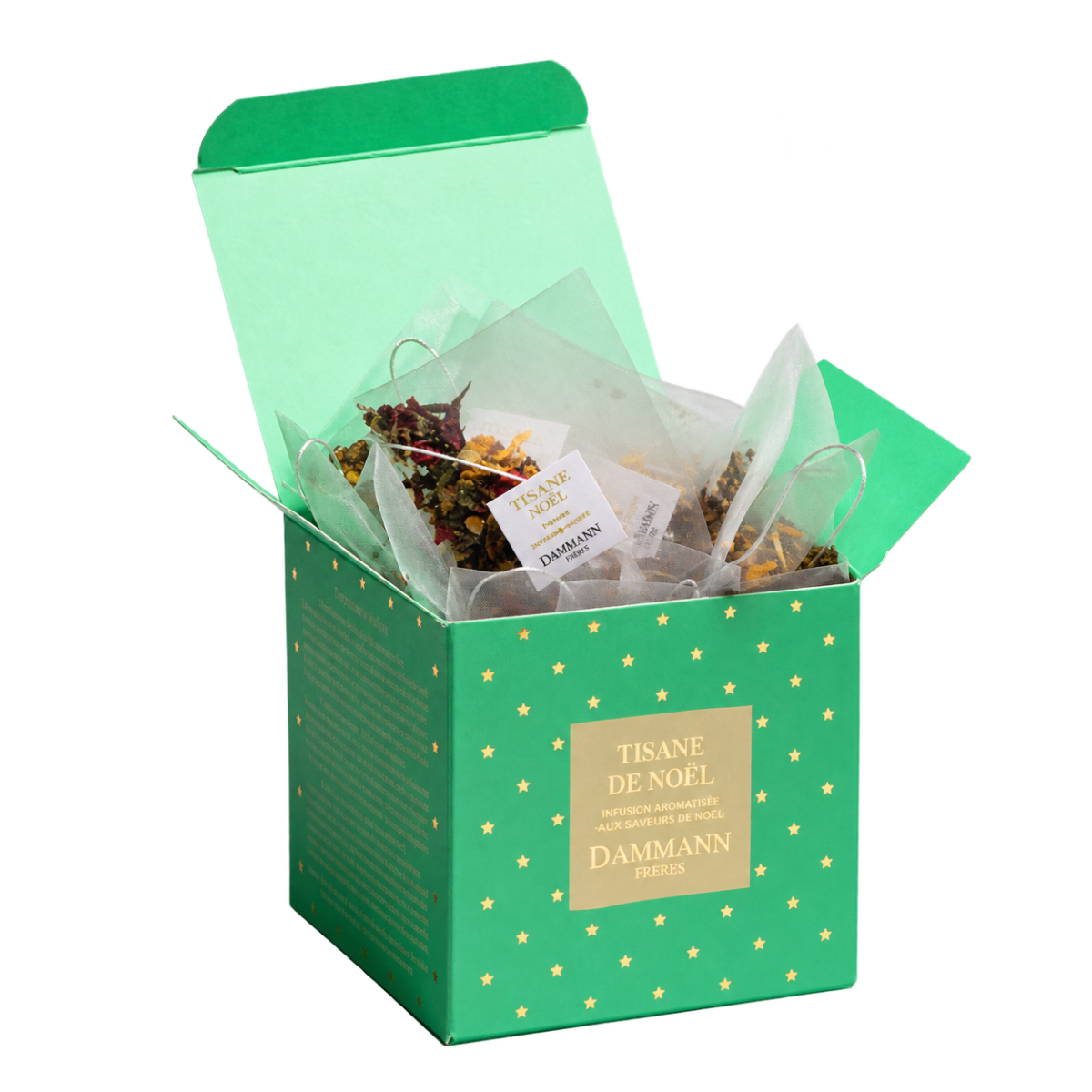Maitsestatud taimetee „Tisane de Noël” – 25 teepakki, DAMMANN FRÈRES, BB: 30.09.2025