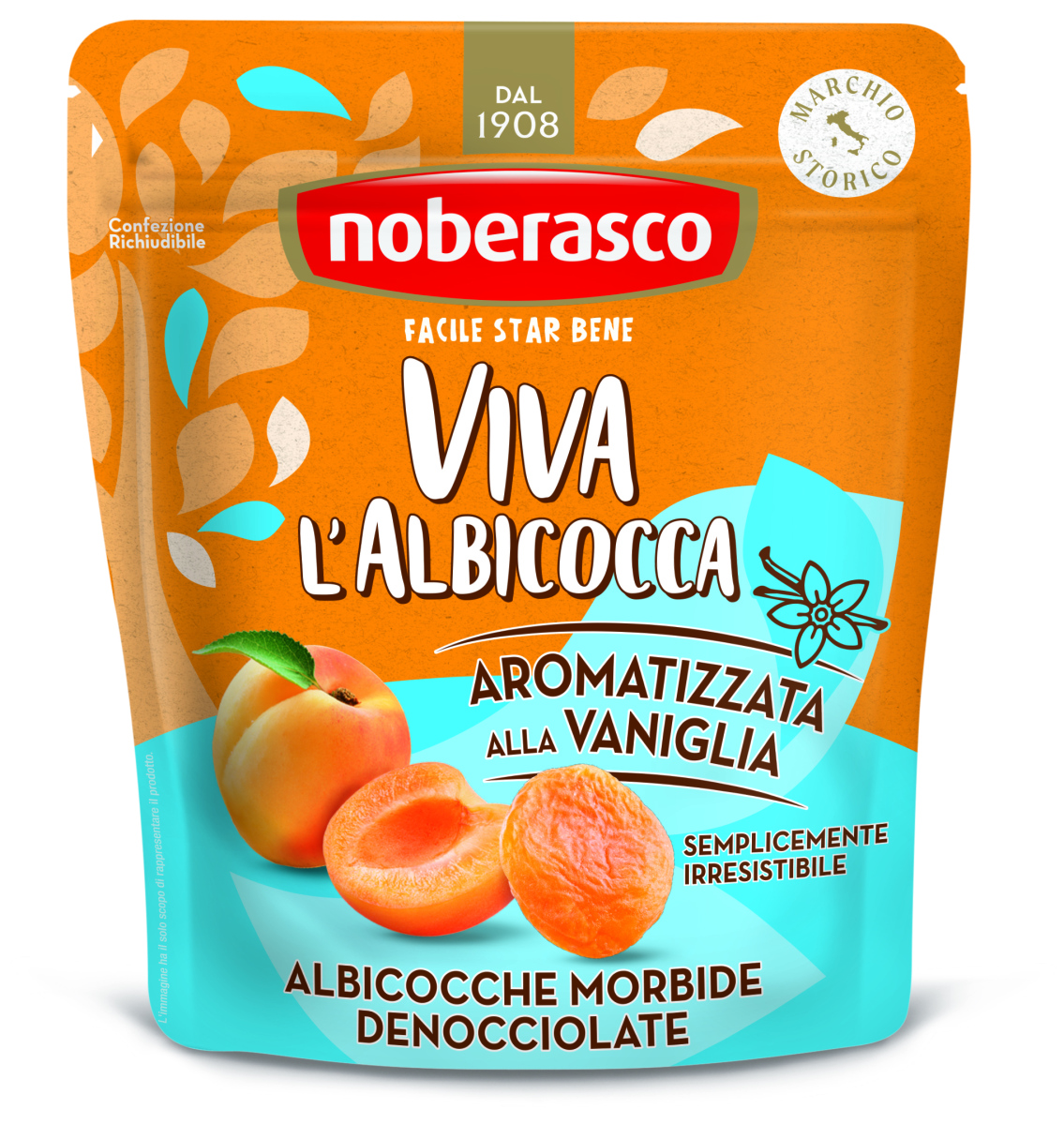 Viva pehmed kivita aprikoosid vanilje maitselised, NOBERASCO, 200 g