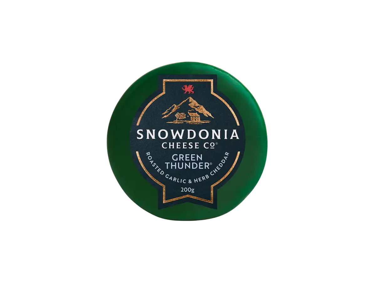 Laagerdunud Cheddar juust GREEN THUNDER 200g, SNOWDONIA