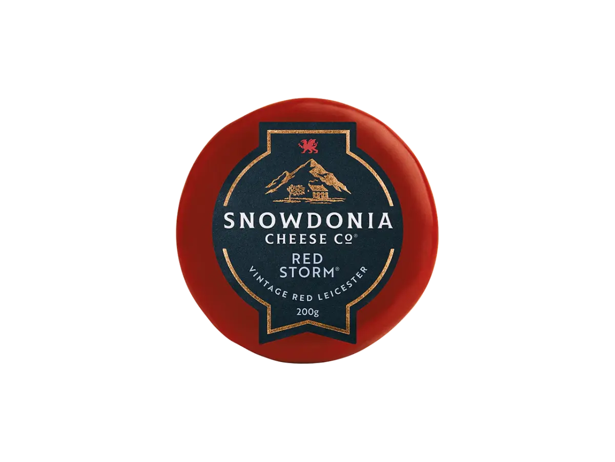 Vintage punane Leicester juust RED STORM 200g, SNOWDONIA