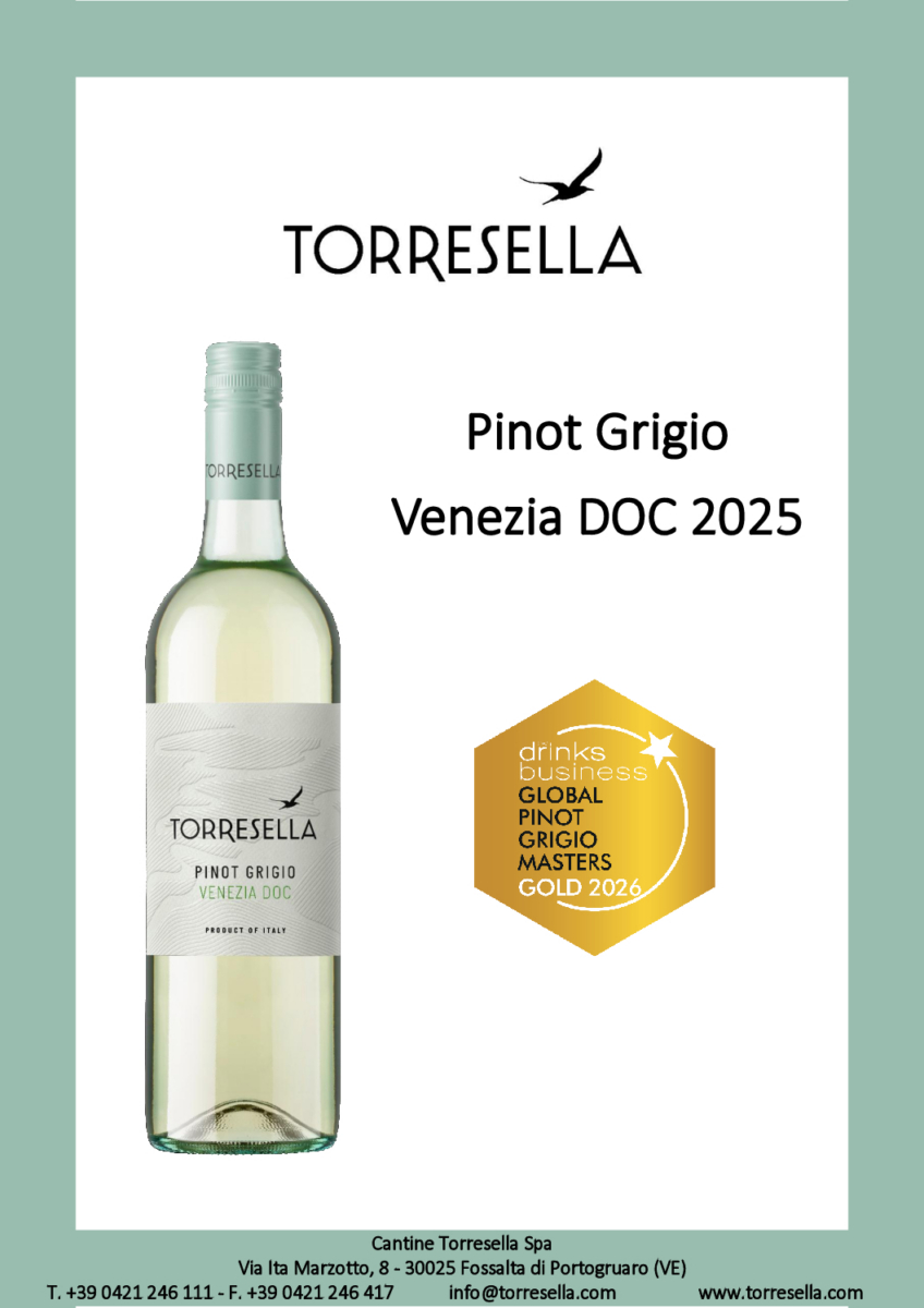Valge vein Pinot Grigio Venezia DOC 2024, 12%, TORRESELLA, 75 cl