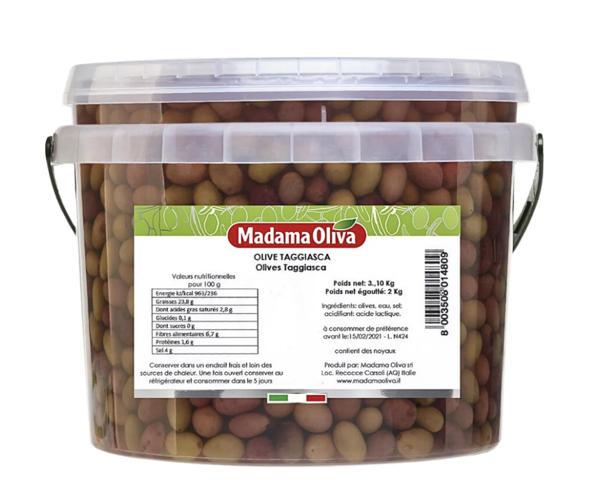 Mustad Taggiasca oliivid, MADAMA OLIVA, 3,4kg